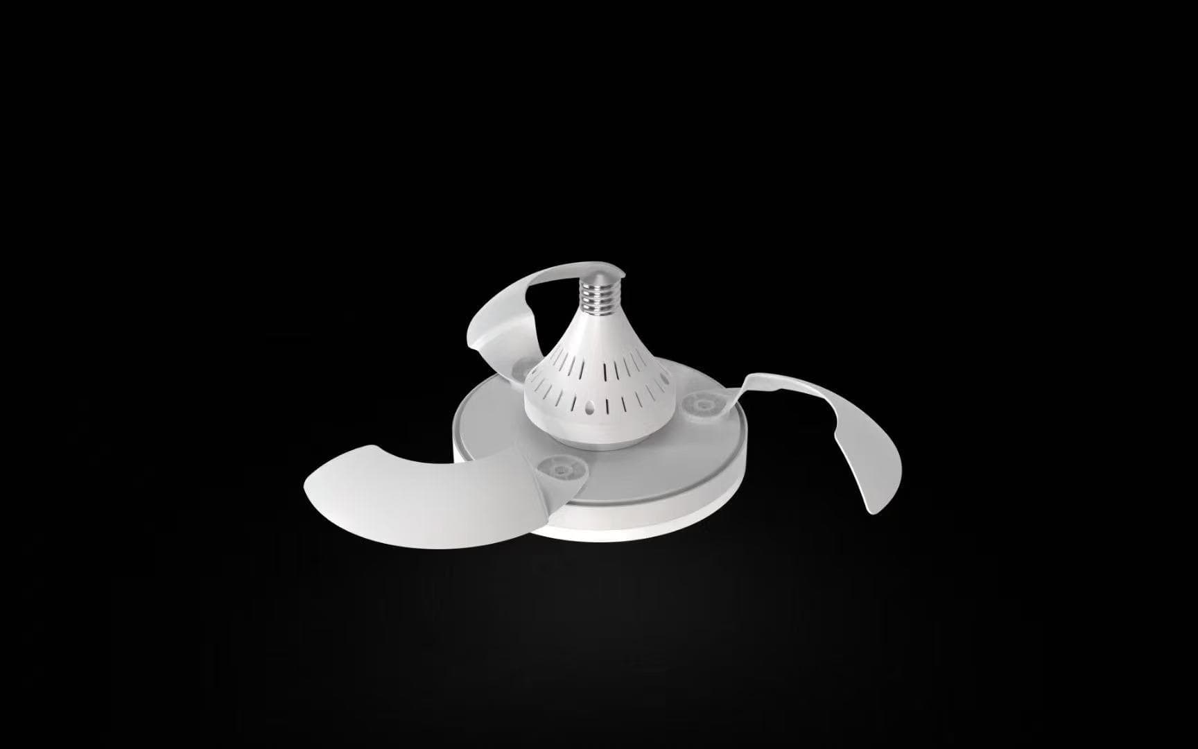 UFO Fan Light, Dimmable Light Socket Ceiling Fan, 3 Kulay 3000K-6500K